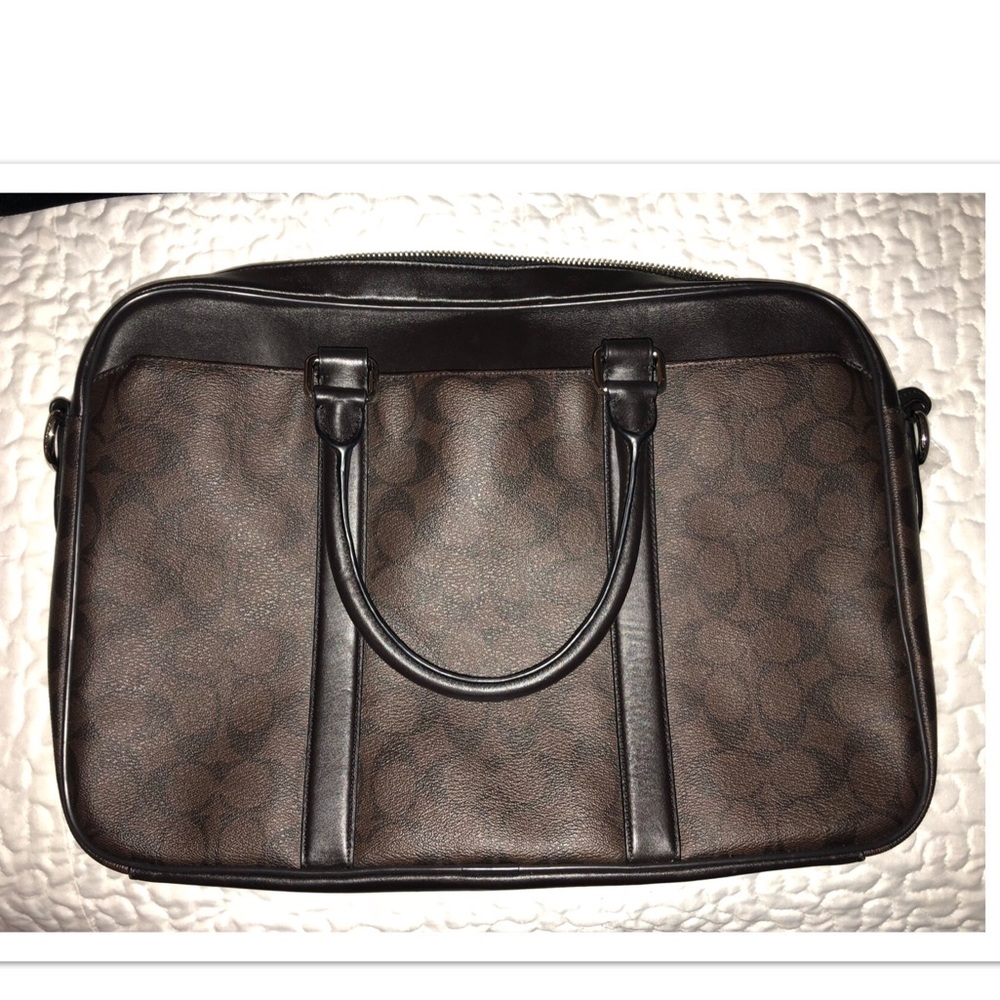 NWOT Coach Slim Briefcase/ Laptop Bag